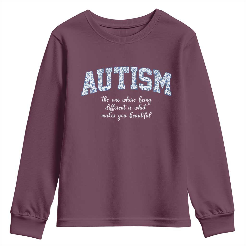 Autism Acceptance Youth Sweatshirt Autistic Acceptance Inspirational