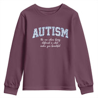 Autism Acceptance Youth Sweatshirt Autistic Acceptance Inspirational