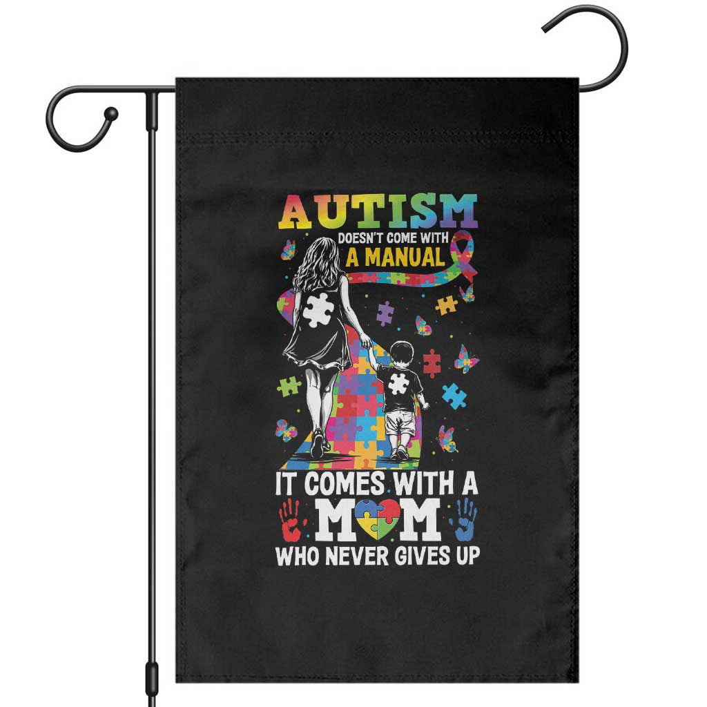 Autism Acceptance Garden Flag Doesn't Come with a Manual Autism Mom