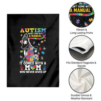 Autism Acceptance Garden Flag Doesn't Come with a Manual Autism Mom