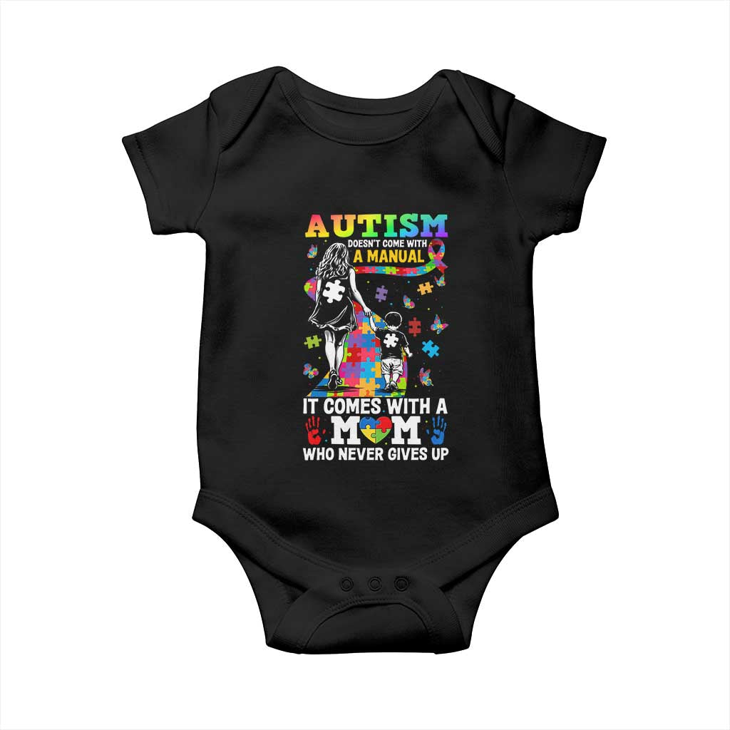 Autism Acceptance Baby Onesie Doesn't Come with a Manual Autism Mom