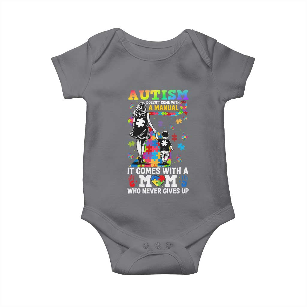 Autism Acceptance Baby Onesie Doesn't Come with a Manual Autism Mom