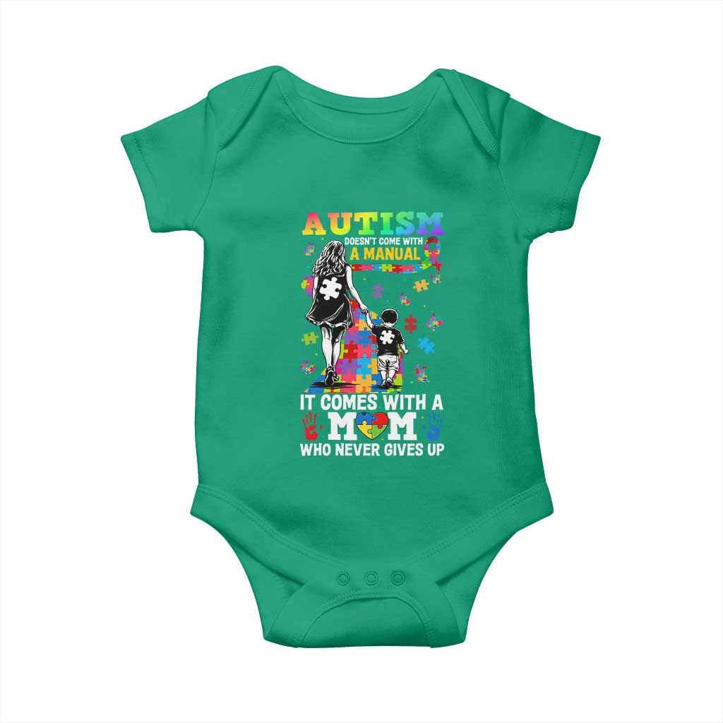 Autism Acceptance Baby Onesie Doesn't Come with a Manual Autism Mom