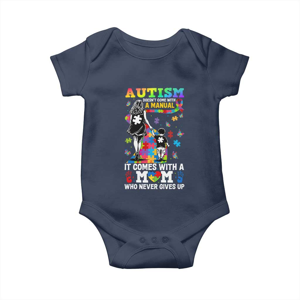 Autism Acceptance Baby Onesie Doesn't Come with a Manual Autism Mom