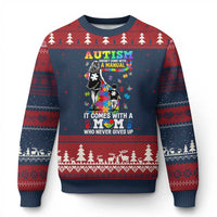 Autism Acceptance Ugly Christmas Sweater Doesn't Come with a Manual Autism Mom