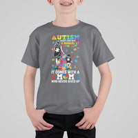 Autism Acceptance T Shirt For Kid Doesn't Come with a Manual Autism Mom