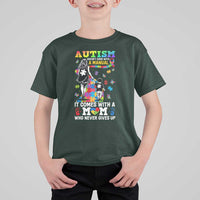 Autism Acceptance T Shirt For Kid Doesn't Come with a Manual Autism Mom