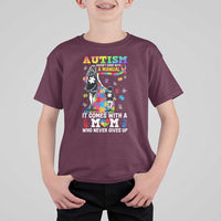 Autism Acceptance T Shirt For Kid Doesn't Come with a Manual Autism Mom