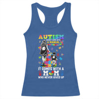 Autism Acceptance Racerback Tank Top Doesn't Come with a Manual Autism Mom