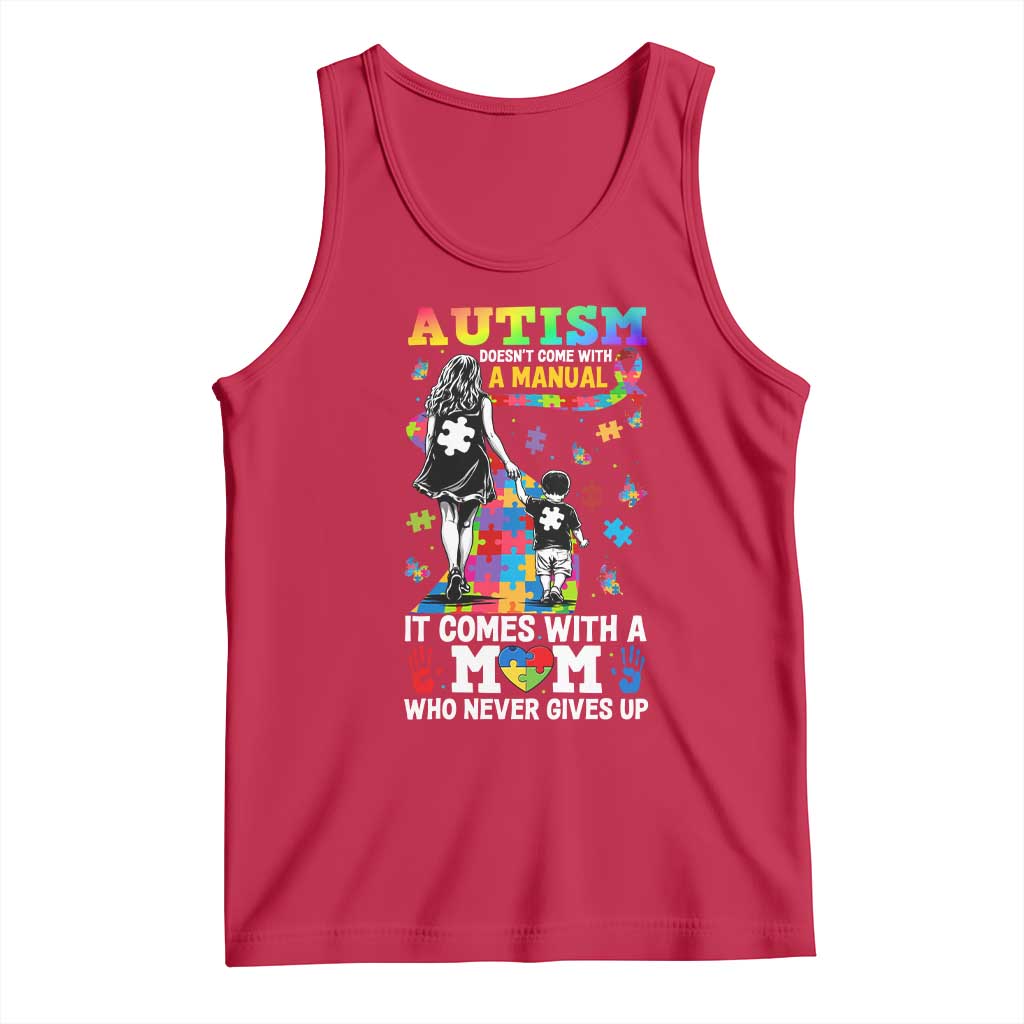 Autism Acceptance Tank Top Doesn't Come with a Manual Autism Mom