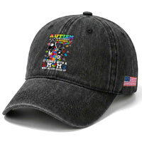 Autism Acceptance Washed Cotton Baseball Cap Doesn't Come with a Manual Autism Mom