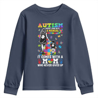 Autism Acceptance Youth Sweatshirt Doesn't Come with a Manual Autism Mom