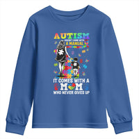 Autism Acceptance Youth Sweatshirt Doesn't Come with a Manual Autism Mom
