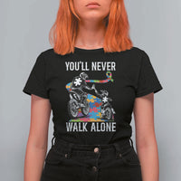 Autism Acceptance T Shirt For Women Autism Dad Motocross Rider Father Son Support