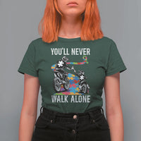 Autism Acceptance T Shirt For Women Autism Dad Motocross Rider Father Son Support