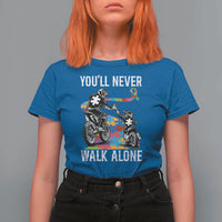 Autism Acceptance T Shirt For Women Autism Dad Motocross Rider Father Son Support