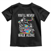 Autism Acceptance Toddler T Shirt Autism Dad Motocross Rider Father Son Support