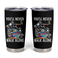 Autism Acceptance Tumbler Cup Autism Dad Motocross Rider Father Son Support