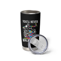 Autism Acceptance Tumbler Cup Autism Dad Motocross Rider Father Son Support
