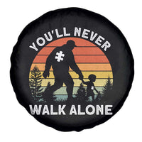 Autism Acceptance Spare Tire Cover Autism Dad You'll Never Walk Alone Support