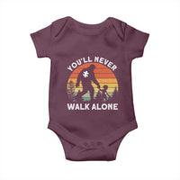 Autism Acceptance Baby Onesie Autism Dad You'll Never Walk Alone Support