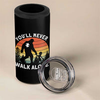 Autism Acceptance 4 in 1 Can Cooler Tumbler Autism Dad You'll Never Walk Alone Support