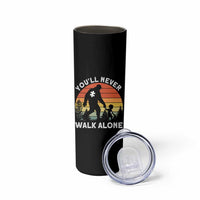 Autism Acceptance Skinny Tumbler Autism Dad You'll Never Walk Alone Support