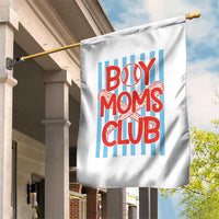 Boy Moms Club Garden Flag Funny Motherhood Baseball Gift For Mom