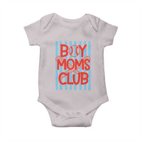 Boy Moms Club Baby Onesie Funny Motherhood Baseball Gift For Mom