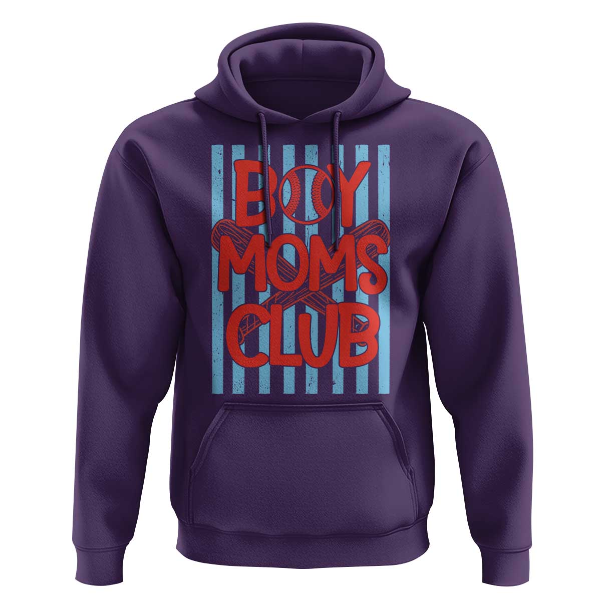 Boy Moms Club Hoodie Funny Motherhood Baseball Gift For Mom
