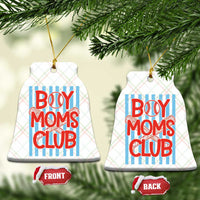Boy Moms Club Ceramic Ornament Funny Motherhood Baseball Gift For Mom