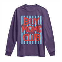 Boy Moms Club Long Sleeve Shirt Funny Motherhood Baseball Gift For Mom