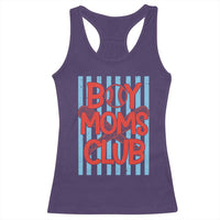 Boy Moms Club Racerback Tank Top Funny Motherhood Baseball Gift For Mom