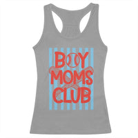 Boy Moms Club Racerback Tank Top Funny Motherhood Baseball Gift For Mom