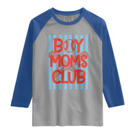 Boy Moms Club Raglan Shirt Funny Motherhood Baseball Gift For Mom