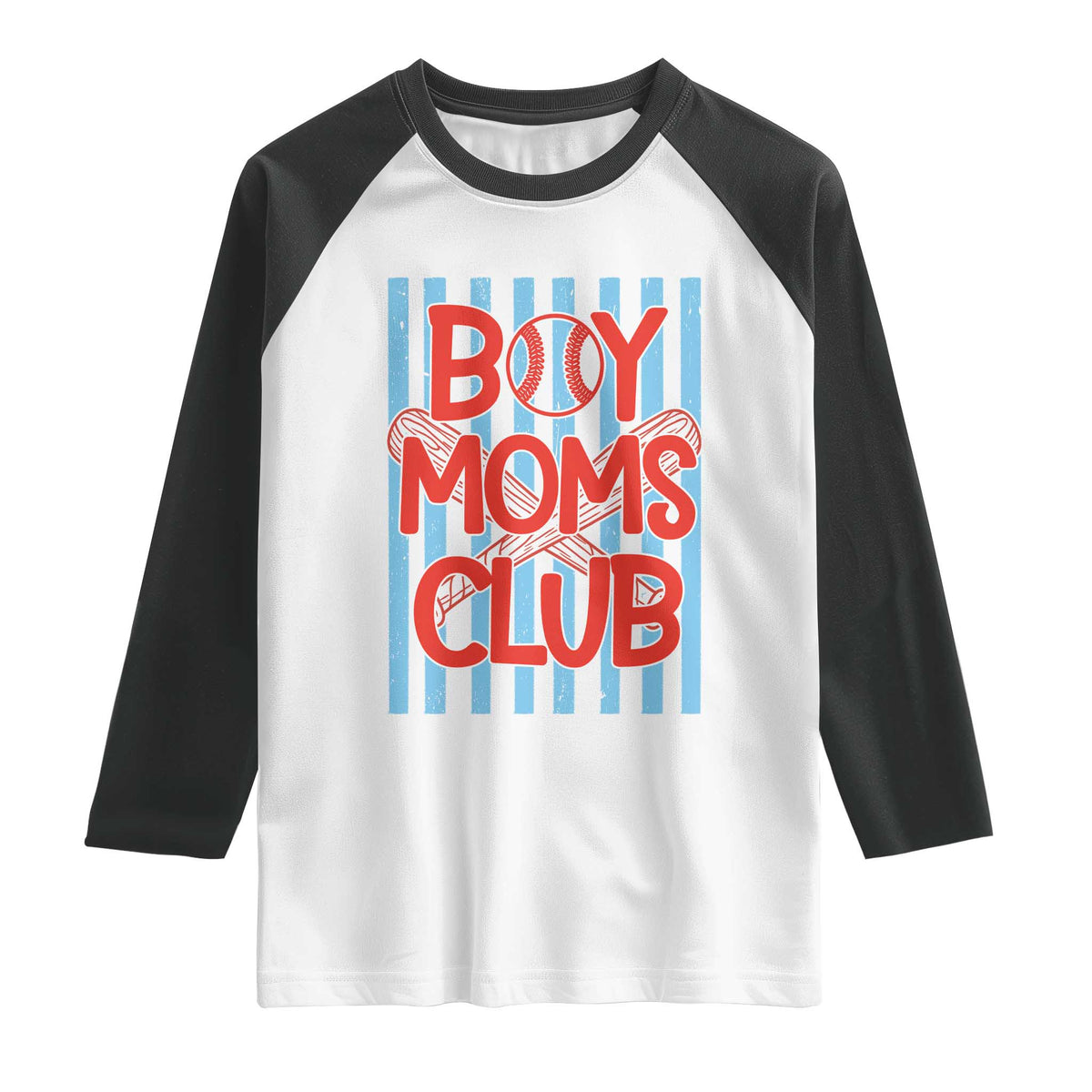 Boy Moms Club Raglan Shirt Funny Motherhood Baseball Gift For Mom