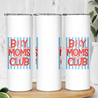 Boy Moms Club Skinny Tumbler Funny Motherhood Baseball Gift For Mom