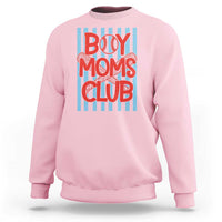 Boy Moms Club Sweatshirt Funny Motherhood Baseball Gift For Mom