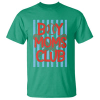 Boy Moms Club T Shirt Funny Motherhood Baseball Gift For Mom