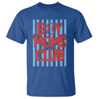 Boy Moms Club T Shirt Funny Motherhood Baseball Gift For Mom