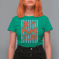 Boy Moms Club T Shirt For Women Funny Motherhood Baseball Gift For Mom