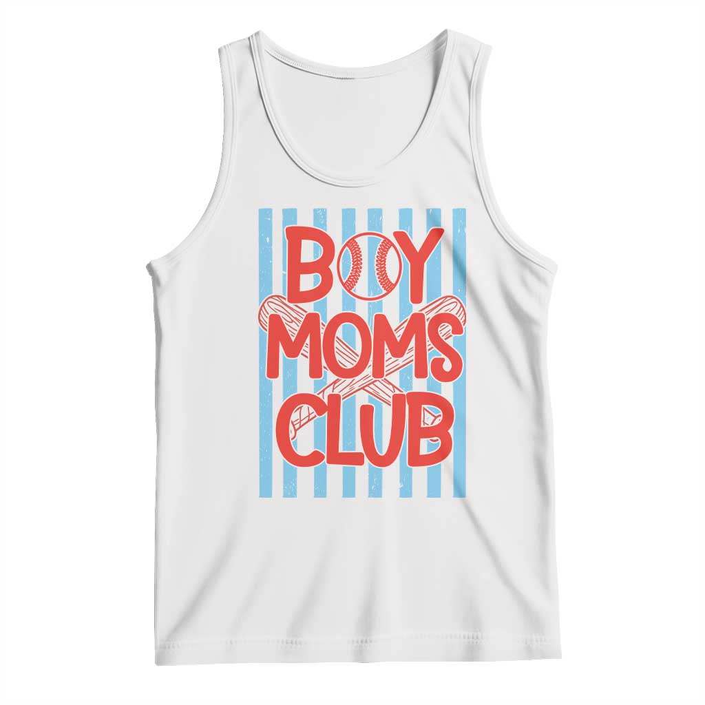 Boy Moms Club Tank Top Funny Motherhood Baseball Gift For Mom