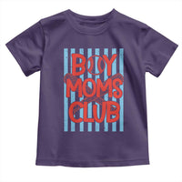 Boy Moms Club Toddler T Shirt Funny Motherhood Baseball Gift For Mom