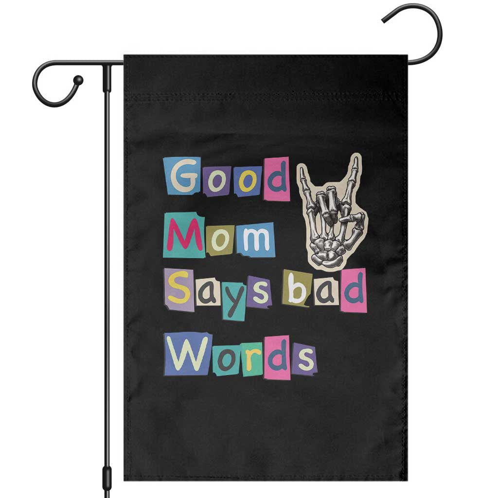 Good Moms Say Bad Words Garden Flag Funny Sarcastic Mom Mother’s Day Gift