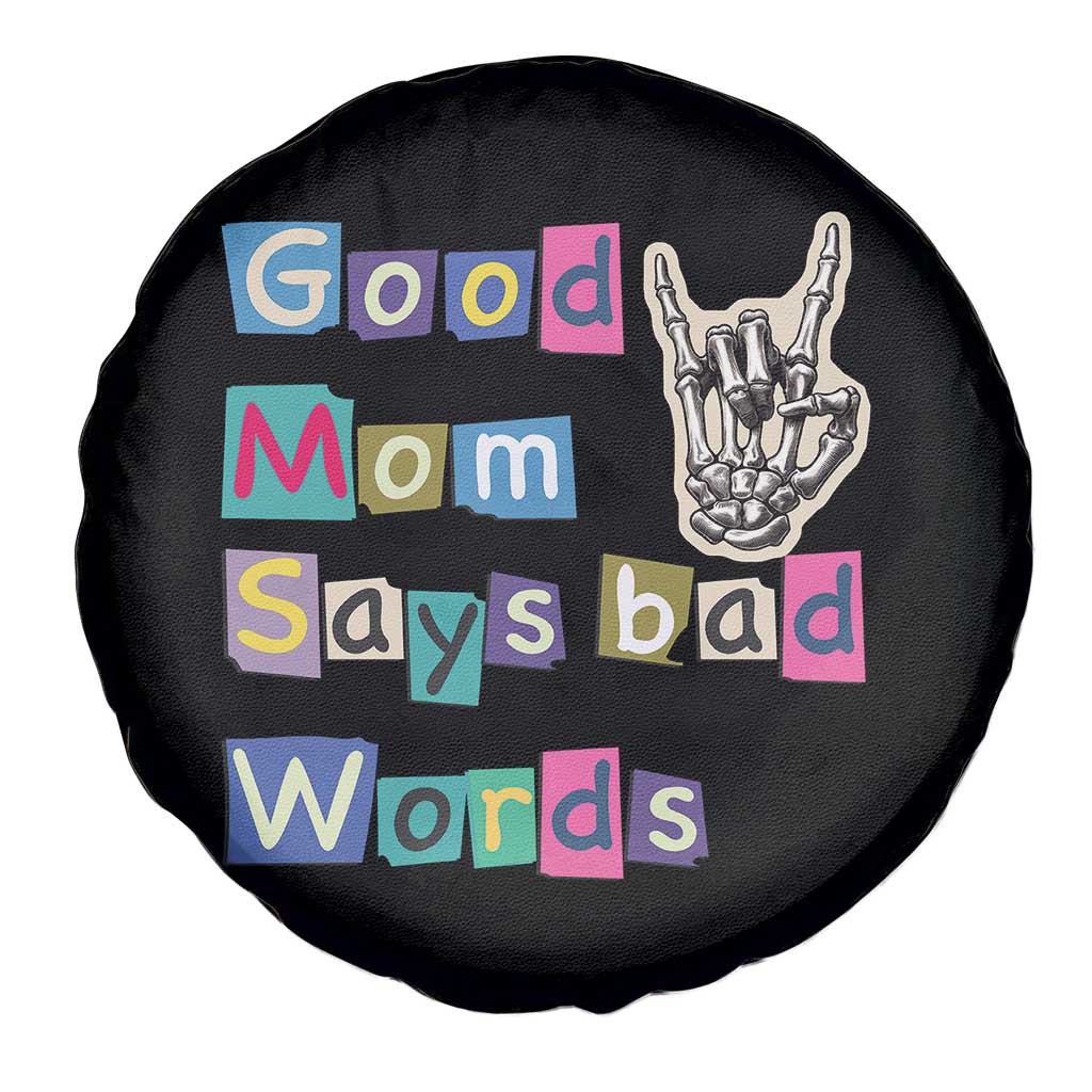 Good Moms Say Bad Words Spare Tire Cover Funny Sarcastic Mom Mother’s Day Gift