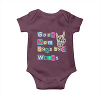 Good Moms Say Bad Words Baby Onesie Funny Sarcastic Mom Mother’s Day Gift