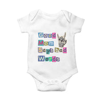 Good Moms Say Bad Words Baby Onesie Funny Sarcastic Mom Mother’s Day Gift