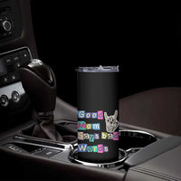 Good Moms Say Bad Words Skinny Tumbler Funny Sarcastic Mom Mother’s Day Gift