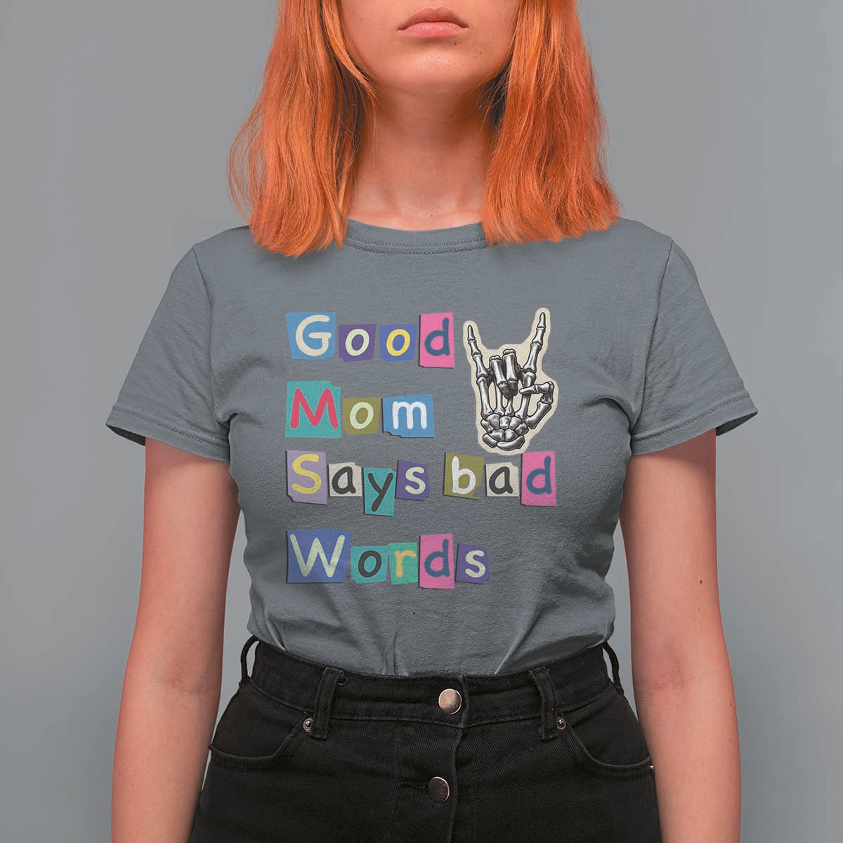 Good Moms Say Bad Words T Shirt For Women Funny Sarcastic Mom Mother’s Day Gift