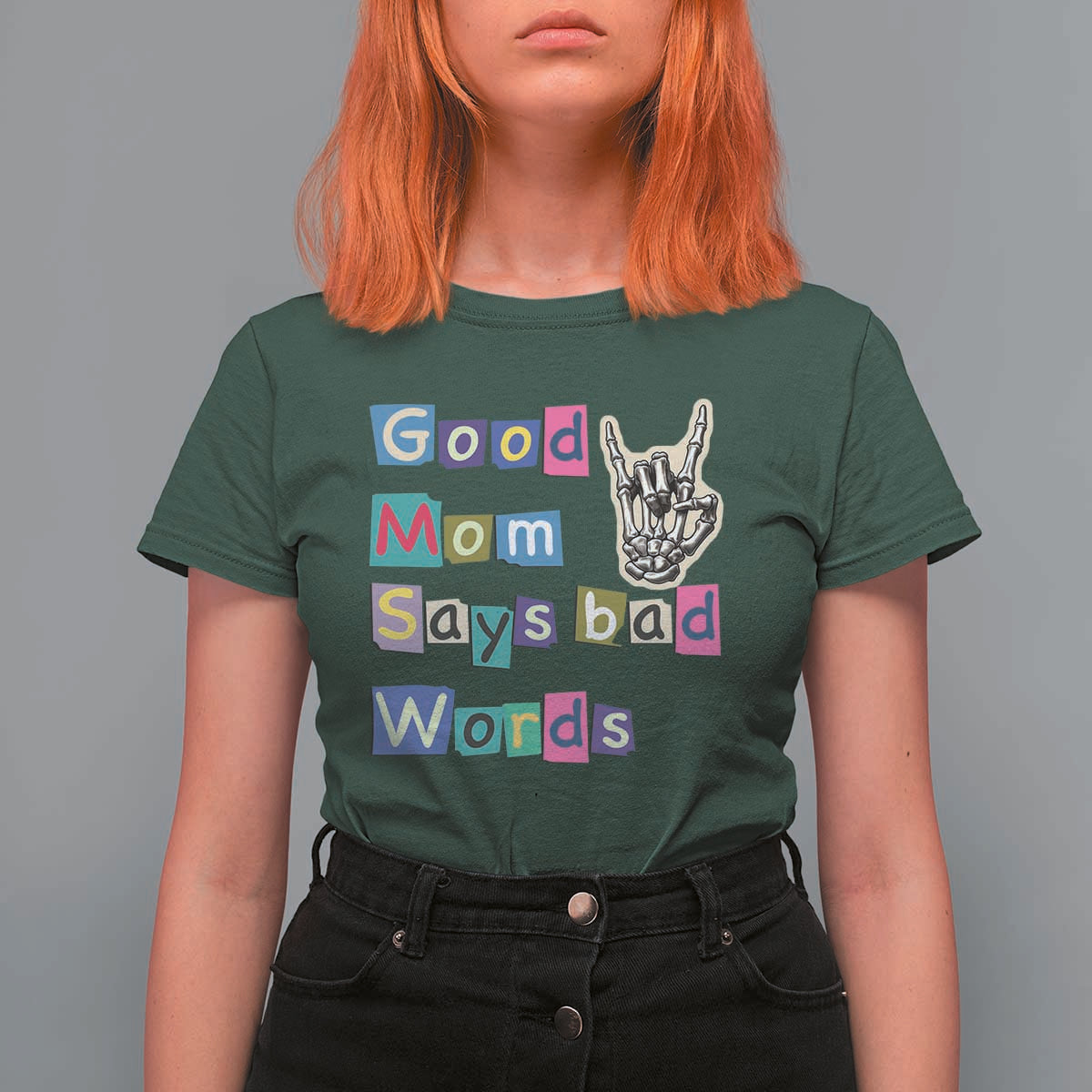 Good Moms Say Bad Words T Shirt For Women Funny Sarcastic Mom Mother’s Day Gift